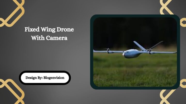 Fixed Wing Drone With Camera